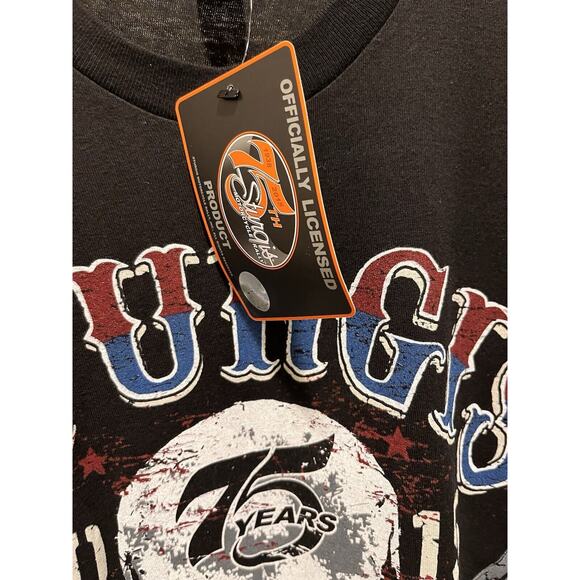 2015 Sturgis 75th Anniversary T Shirt Motorcycle Rally South Dakota‎ Size Large - Picture 3 of 7